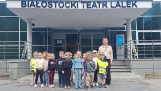 Dzieci grupy Tygrysków przed BTL